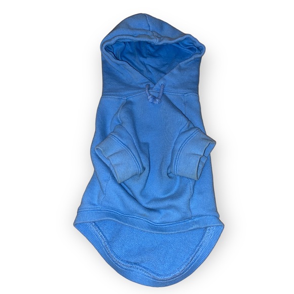 🦮 OLD NAVY Fleur-De-Lis Cotton Dog Hoodie Sweater - Picture 3 of 5